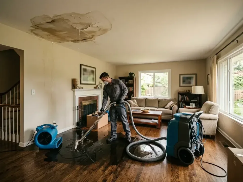 attic-pipe-burst-ceiling-drip-008 — frequently asked questions, Water Damage Restoration & Carpet Care in Cynthiana, KY